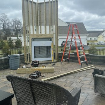 Keystone Custom Decks - This project was started in December,, and this is today!!! Almost April!!! Need I say more! - Decks & Railing Near Me - East Earl, Pennsylvania