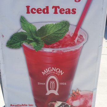 Mignon Chocolate - Enjoying this great refreshing drink. - Chocolatiers & Shops Near Me - Glendale, California