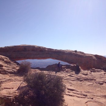 Mesa Arch - Mesa Arch, a signature feature and an icon of Canyonlands National Park - Hiking Near Me - Moab, Utah