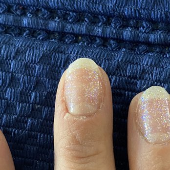 Glow Nail Bar - Uneven nail shape - Nail Salons Near Me - Henderson, Nevada
