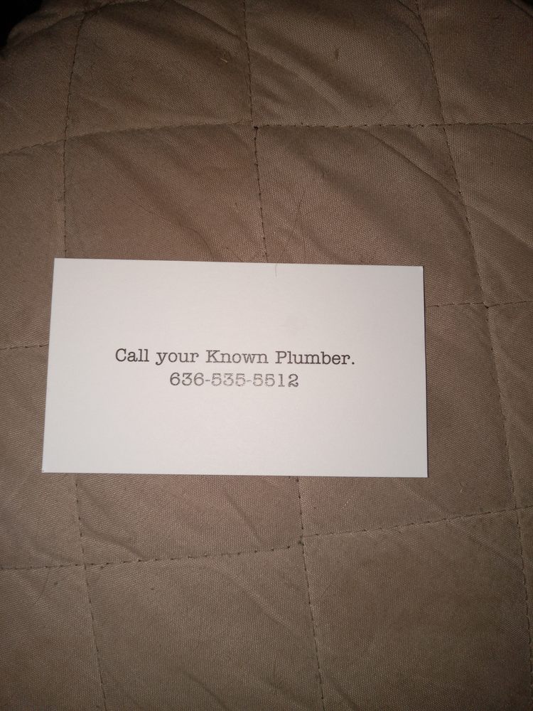 Slide of Known Plumbing