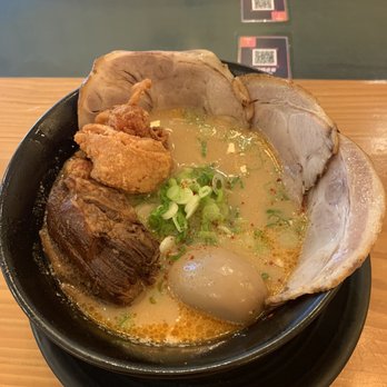 Ramen Takanotsume - Meat Lovers Ramen in a Miso Paitan broth (Minus the chili paste they usually top it off with) #perfection - Ramen Near Me - Richmond, British Columbia Ramen Takanotsume - Meat Lovers Ramen in a Miso Paitan broth (Minus the chili paste they usually top it off with) #perfection - Ramen Near Me - Richmond, British Columbia