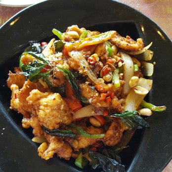 On Rice - Incredible Kung Pao chicken - Thai Near Me - Bellingham, Washington