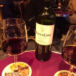 Nice bottle of Mouton Cadet