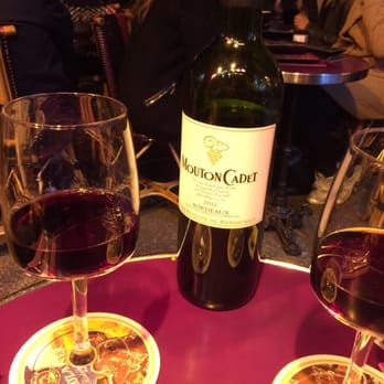 Le Molière - Nice bottle of Mouton Cadet - Creperies Near Me - Paris, 75