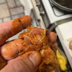 Raw chicken