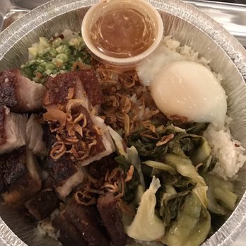 The Block - Belly on rice, try add one extra poached egg - Asian Fusion Near Me - Annandale, Virginia