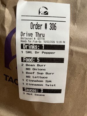 Menu photo 1 Taco Bell Buellton, CA