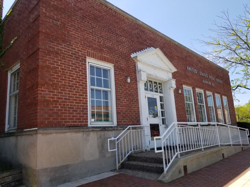 USPS Updated August 2024 336 Hazel Ave, Glencoe, Illinois Post
