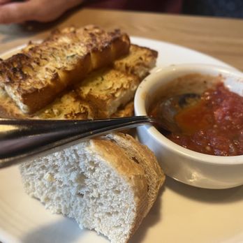 Carrabba's Italian Grill - NEW Tuscan Breadstick Tower along with 2 pieces of bread from bread basket. Breadsticks looked like bread Vs bread sticks. - Italian Near Me - Canton, Michigan Carrabba's Italian Grill - NEW Tuscan Breadstick Tower along with 2 pieces of bread from bread basket. Breadsticks looked like bread Vs bread sticks. - Italian Near Me - Canton, Michigan