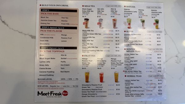 Menu photo 1 Meet Fresh Hacienda Heights, CA Menu photo 1 Meet Fresh Hacienda Heights, CA