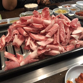 ToBang - We got the family order for 4, this is only the first portion of the meat - Korean Near Me - Santa Clara, California ToBang - We got the family order for 4, this is only the first portion of the meat - Korean Near Me - Santa Clara, California