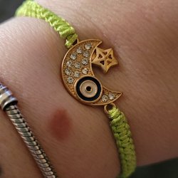 Juicy Karma - Evil eye bracelet... she will bless it before you walk out the shop.