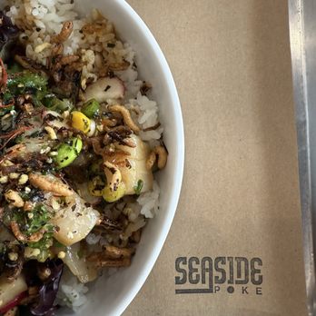 Seaside Poke - Truffle Yellowtail Signature Bowl - Poke Near Me - Houston, Texas