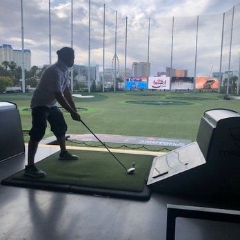 Topgolf - Level 2 View.  There are 2 more levels above this - Golf Near Me - Las Vegas, Nevada