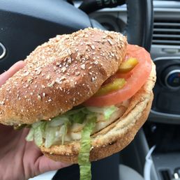 Custom chicken sandwich