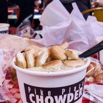 Pike Place Chowder - New England Clam Chowder - Seafood Near Me - Seattle, Washington