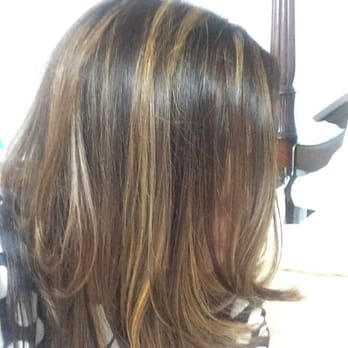 Tricho Salon & Spa - Coloured with highlights. - Hair Salons Near Me - Novi, Michigan Tricho Salon & Spa - Coloured with highlights. - Hair Salons Near Me - Novi, Michigan