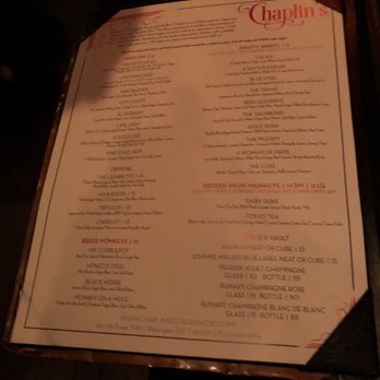 Chaplin's - Cocktail Bars Near Me - Washington, DC, District of Columbia Chaplin's - Cocktail Bars Near Me - Washington, DC, District of Columbia