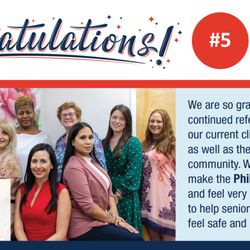 A-TEAM Home Care - A-Team Home Care selected as #5 on the Philadelphia 100 List of Fastest Growing Companies in Philadelphia!