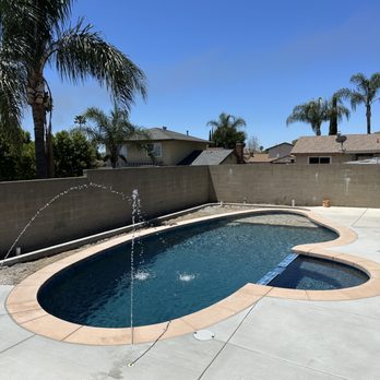 Algorri Pools - Midnight blue/ sand Baja/ mini pebble - Pool & Hot Tub Service Near Me - Buena Park, California