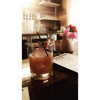 FARM Bluffton - Preserved fig cocktail - New American Near Me - Bluffton, South Carolina