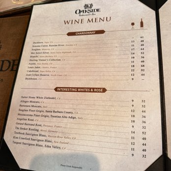 Oakside - Seafood Near Me - Big Bear Lake, California