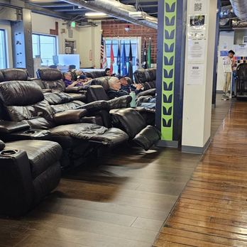 USO Northwest - Huge lounge area with rows of recliners - Airport Lounges Near Me - Seattle, Washington USO Northwest - Huge lounge area with rows of recliners - Airport Lounges Near Me - Seattle, Washington