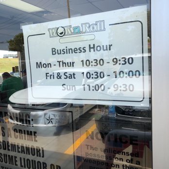 Wok N Roll Express - Hours - Chinese Near Me - Grapevine, Texas