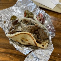 King Gyros - Gyro with jalapeños (no lettuce)