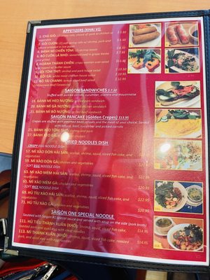Menu photo 4 Saigon One Pho Virginia Beach, VA