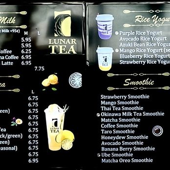 Lunar Tea - menu - Coffee & Tea Near Me - Honolulu, Hawaii