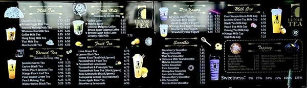 Menu photo 3 Lunar Tea Honolulu, HI