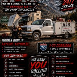 A & M Semi Truck & Trailer Services - Our new Business Flyer !