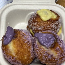 Sugar Beach Bake Shop - Maui Lani - Ube and Lilikoi Malasada