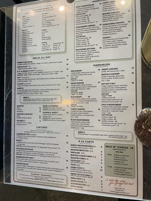 Menu photo 1 Graze 1910 Tampa, FL