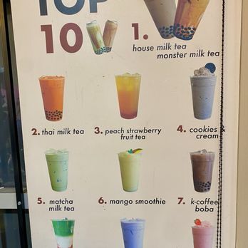 Boba Sound - Top 10 flavors - Bubble Tea Near Me - Los Angeles, California