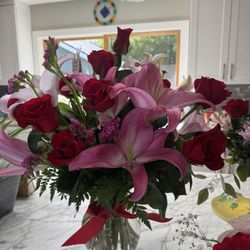 Birthday flower arrangement