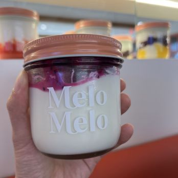 MeloMelo Coconut Dessert  - Red Dragonfruit Coconut - Desserts Near Me - Cupertino, California