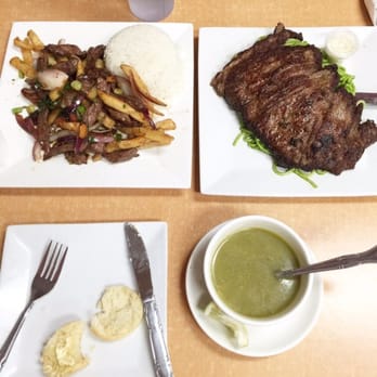 El Pollo Imperial - $11.80 each plate (Lomo Saltado + Tallarin Verde con Bisteck Apanado) - Peruvian Near Me - Long Beach, California El Pollo Imperial - $11.80 each plate (Lomo Saltado + Tallarin Verde con Bisteck Apanado) - Peruvian Near Me - Long Beach, California