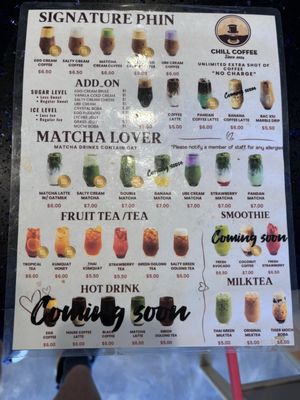 Menu photo 7 Chill Coffee Westminster, CA Menu photo 7 Chill Coffee Westminster, CA