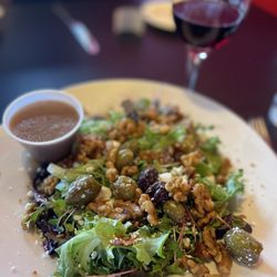 Clarion River Brewing Company - Warm goat cheese salad with homemade balsamic
