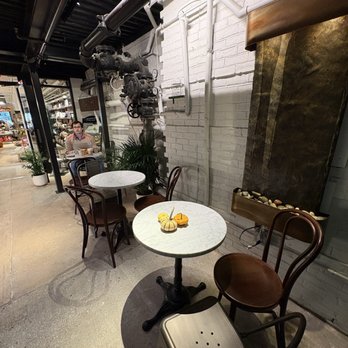 The Pantry by Emily's Table - Garden seating area. - Coffee & Tea Near Me - Greenville, South Carolina