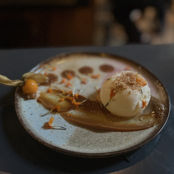 Parche - Burrata is the vessel dessert - Colombian Near Me - Oakland, California Parche - Burrata is the vessel dessert - Colombian Near Me - Oakland, California