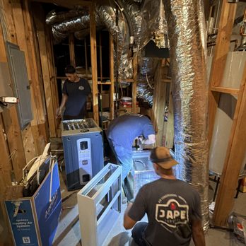 Jape Services - Behind the scenes on an install - Heating & Air Conditioning/HVAC Near Me - Jasper, Georgia Jape Services - Behind the scenes on an install - Heating & Air Conditioning/HVAC Near Me - Jasper, Georgia