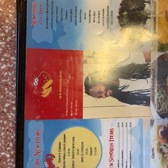 Island Crew - Menu March 2020 - Caribbean Near Me - Tampa, Florida