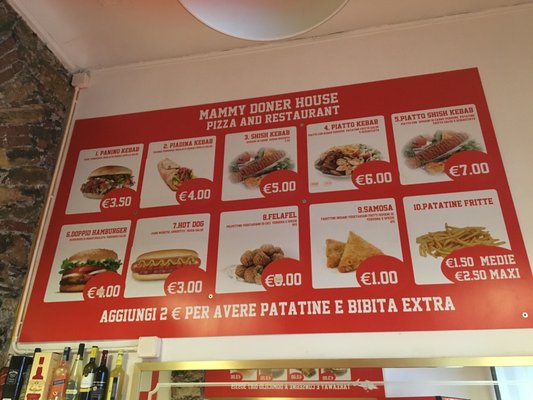 Menu photo 2 Mammy Doner House La Spezia, SP