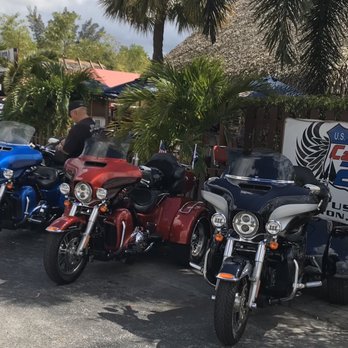 Cafe 27 - Always easy parking for bikes.  Premium fuel next door. - Tiki Bars Near Me - Southwest Ranches, Florida