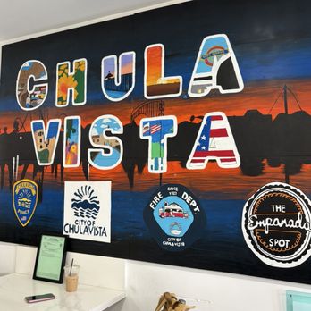 The Empanada Spot - Mural commissioned through local middle school - Empanadas Near Me - Chula Vista, California
