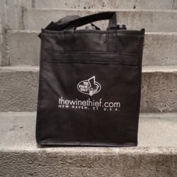 The Wine Thief - My reusable bag. The dividers work great.